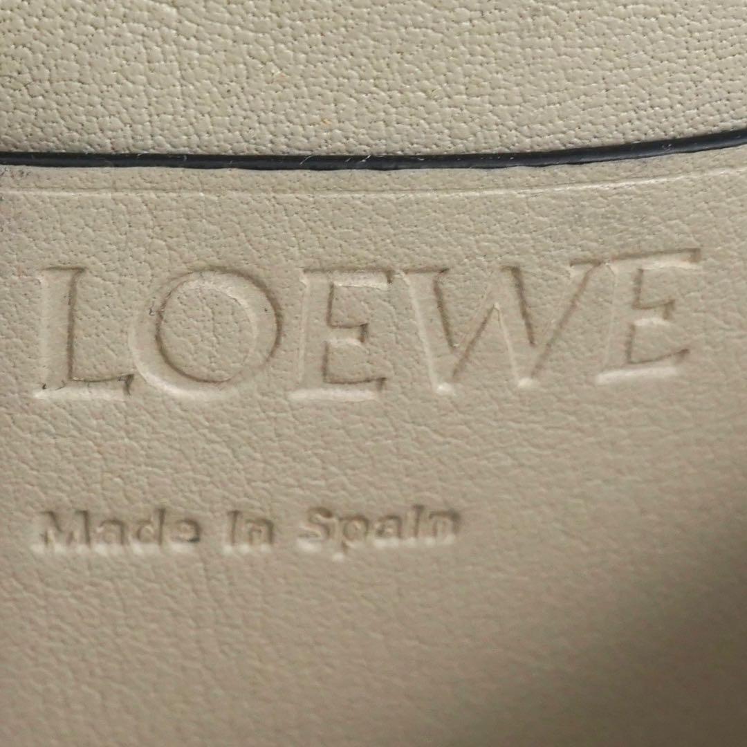 ✨未使用展示品・箱付き✨　LOEWE ミニ財布　バーティカル　アナグラム