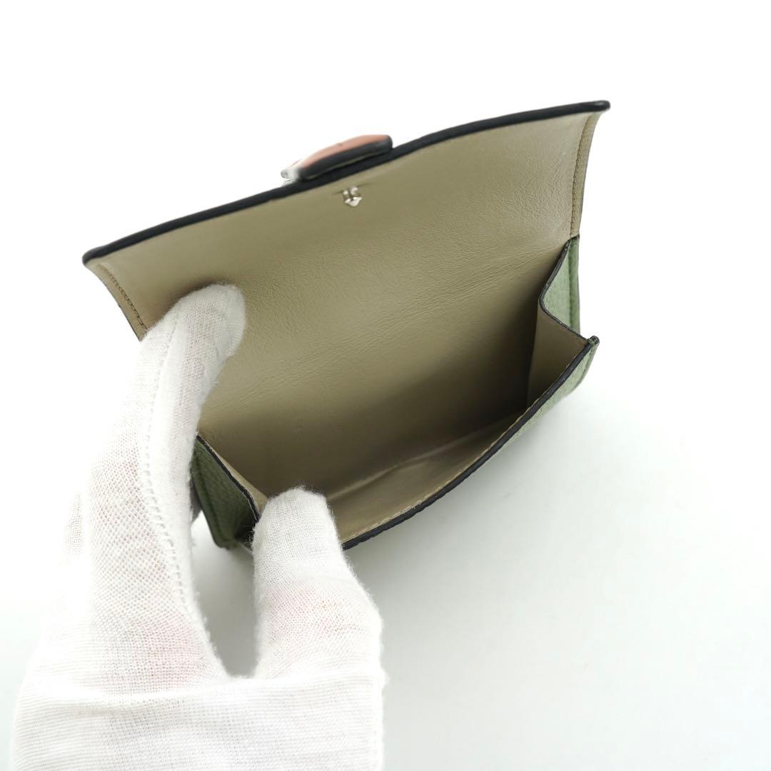 ✨未使用展示品・箱付き✨　LOEWE ミニ財布　バーティカル　アナグラム