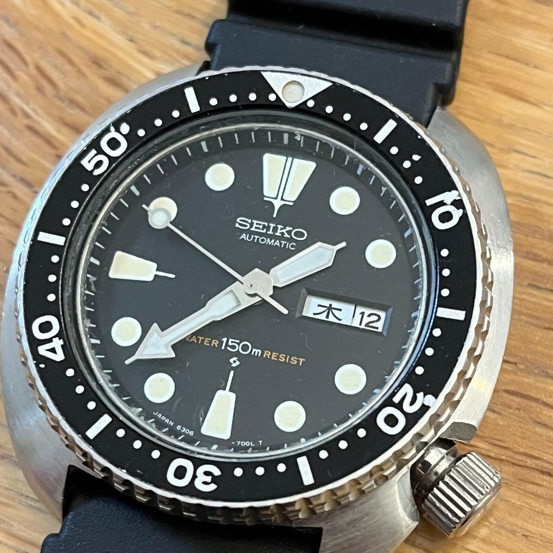 セイコーサードダイバー　 6306-7001 1977年製　自動巻き 稼働品
