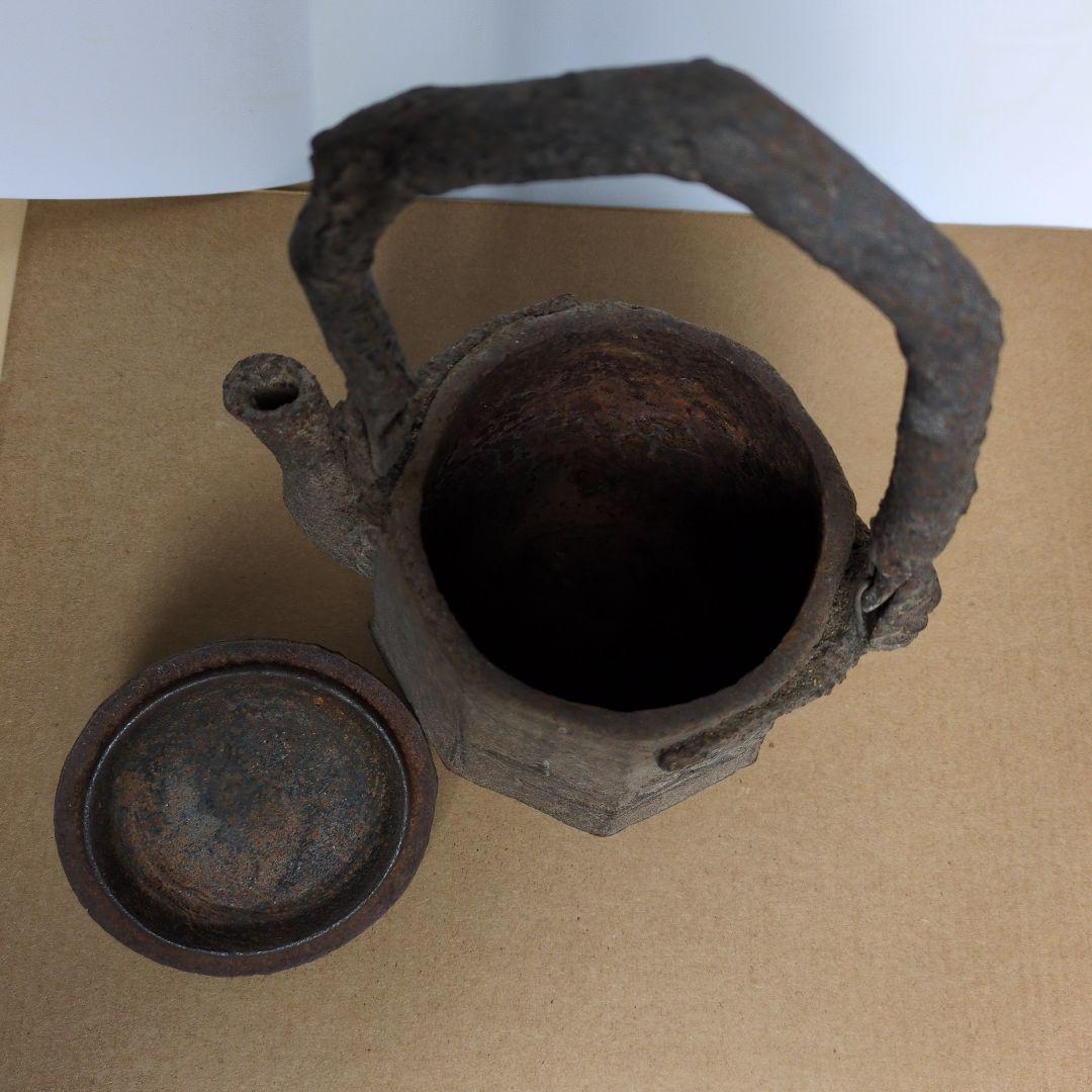 伝統的な鉄製鉄瓶 原誠堂造