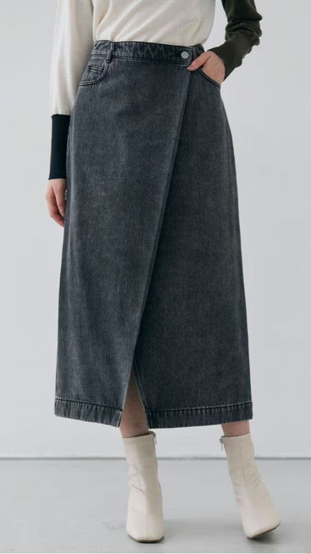 は*ま様 BEIGE,【洗える・VERY 6月号掲載】FICUS / デニムラッ