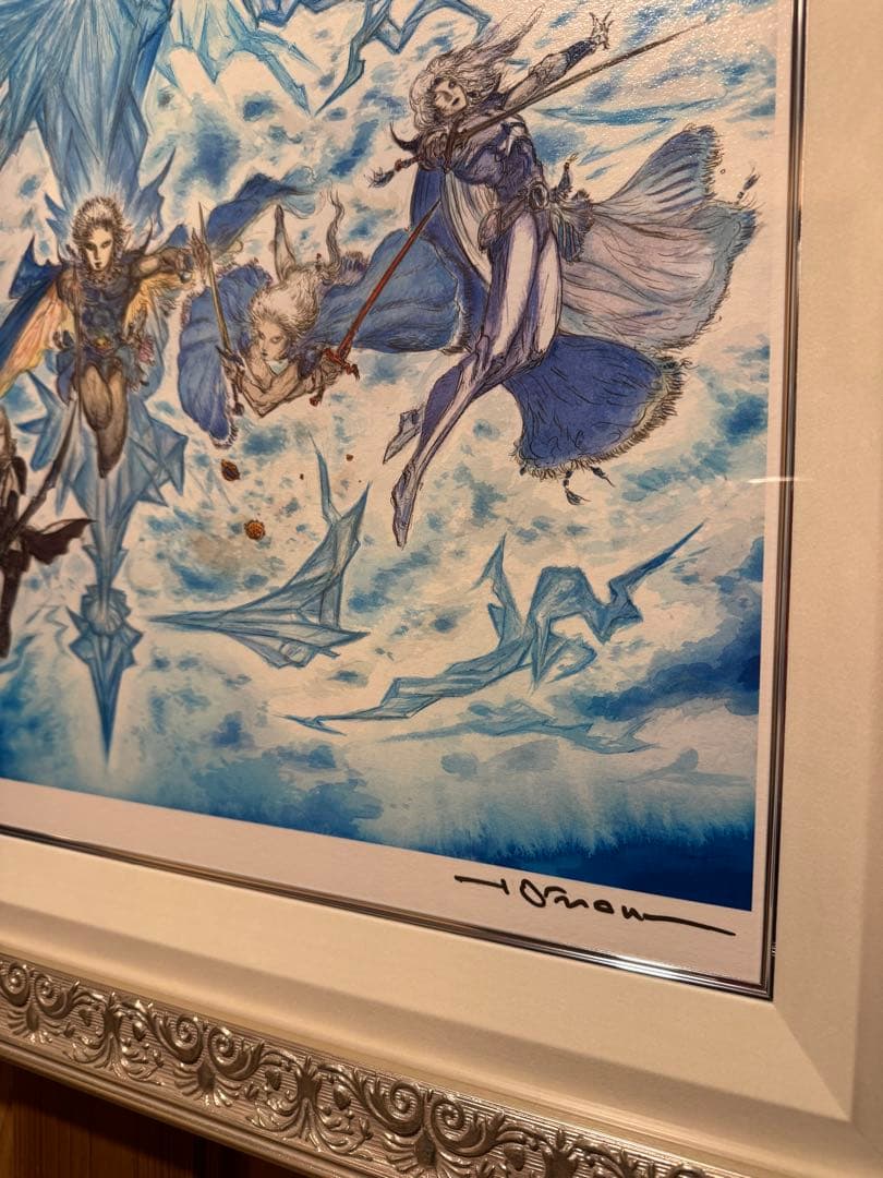 【送料無料】 天野喜孝 版画 Hero's ヒーローズ ファイナルファンタジー