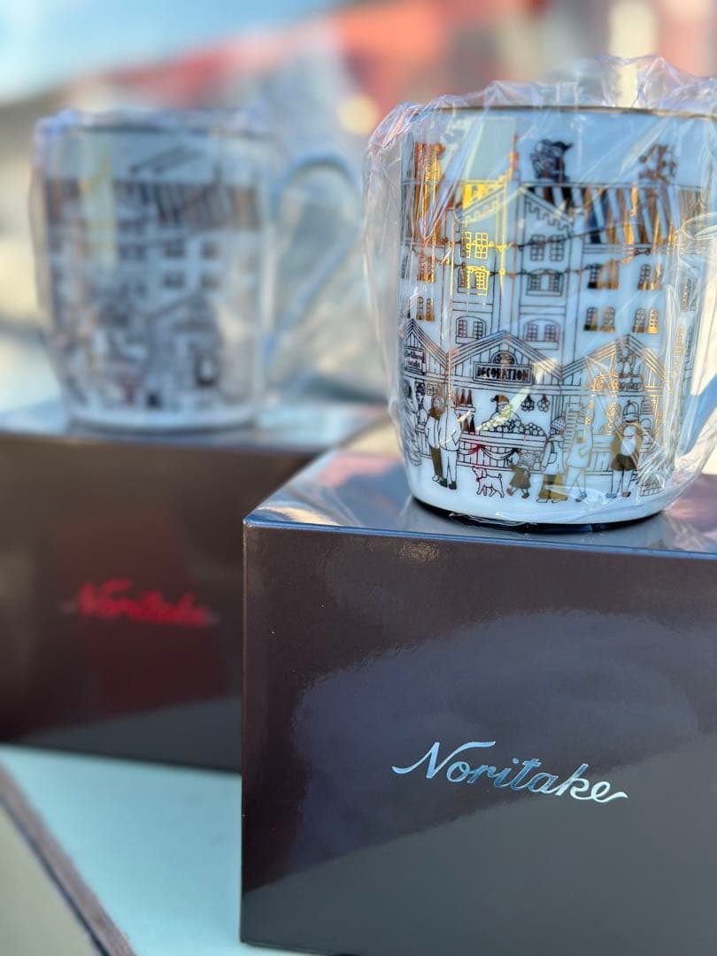 Noritake プレミアムマグカップ クリスマスマーケット　横浜赤レンガ