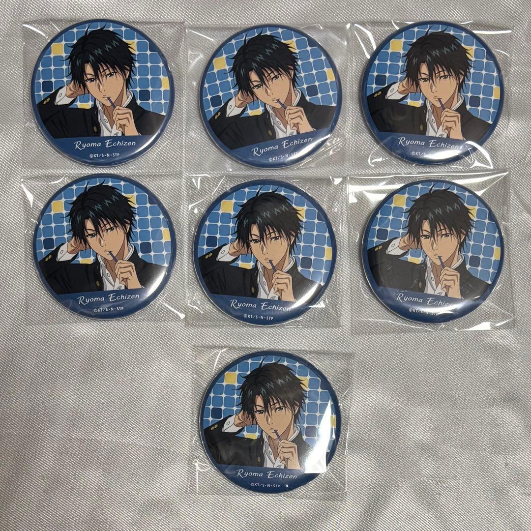 新テニスの王子様　テニプリ　越前リョーマ　缶バッジ　ヘアセット