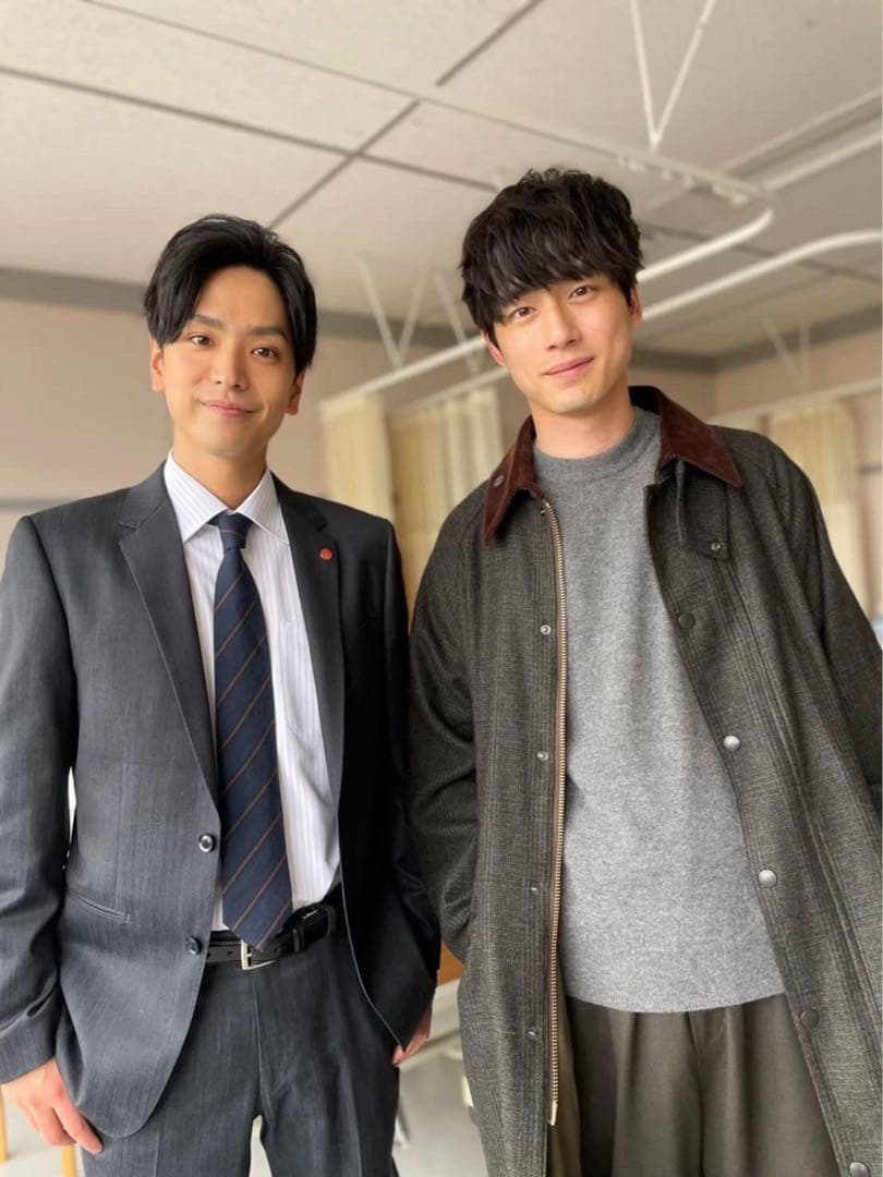 坂口健太郎着用　Barbour OVERSIZED BURGHLEY ウール