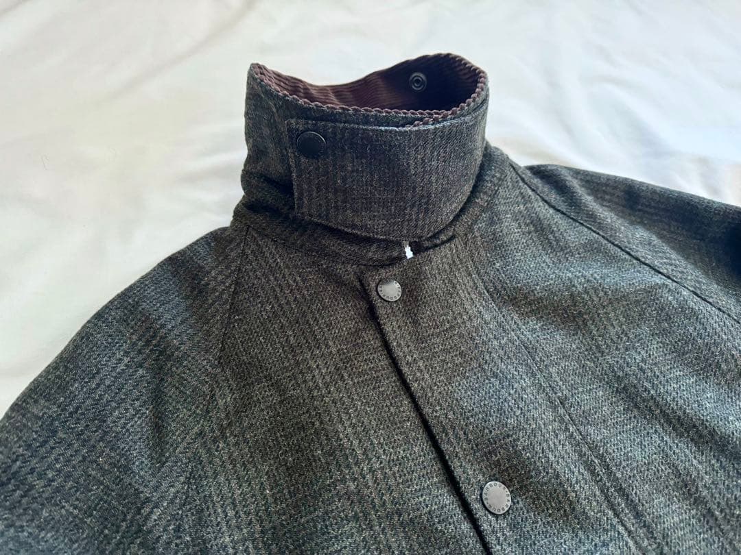 坂口健太郎着用　Barbour OVERSIZED BURGHLEY ウール