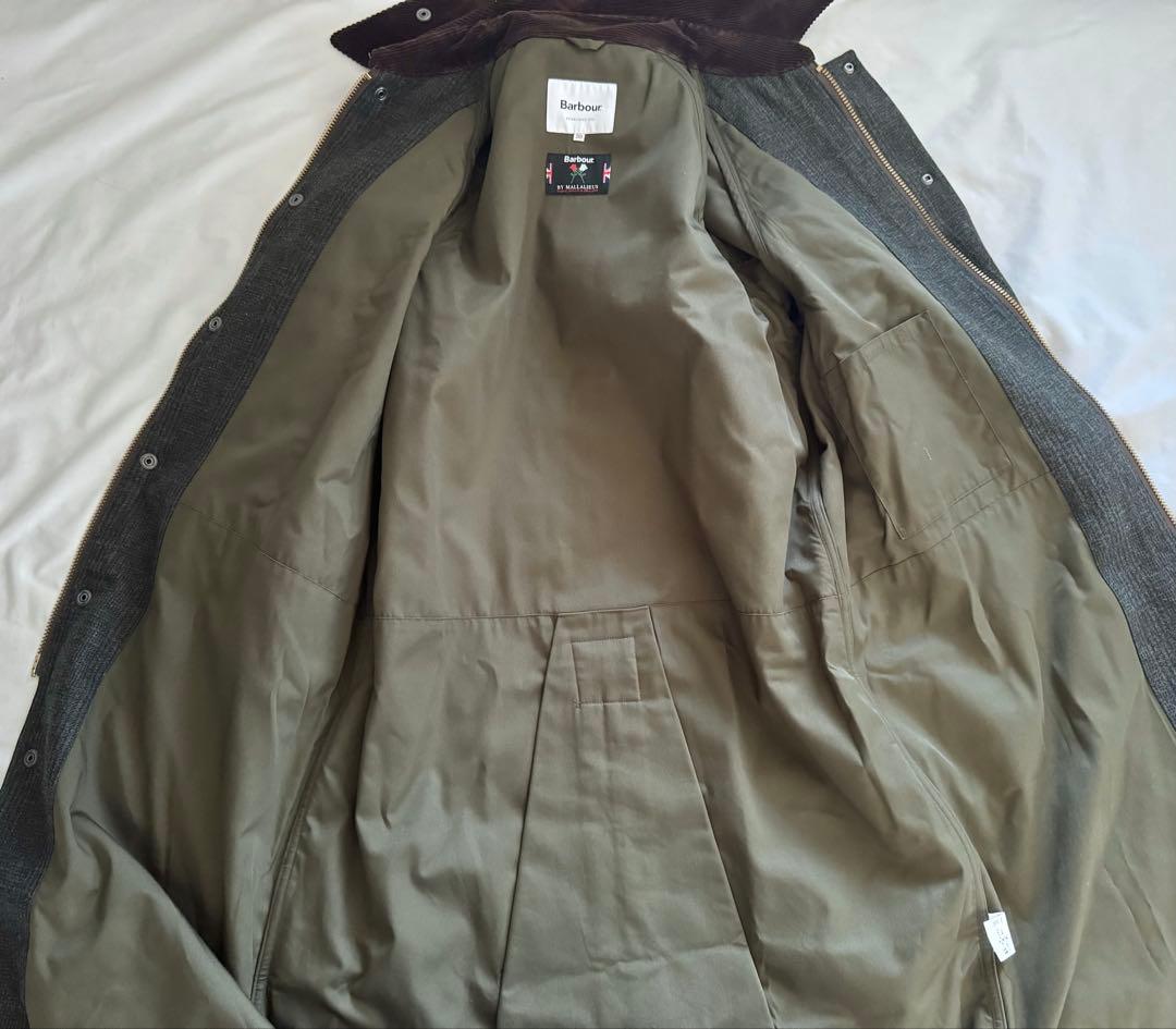 坂口健太郎着用　Barbour OVERSIZED BURGHLEY ウール