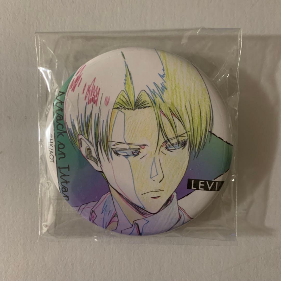 【激レア】進撃の巨人 リヴァイ 缶バッジセット wit