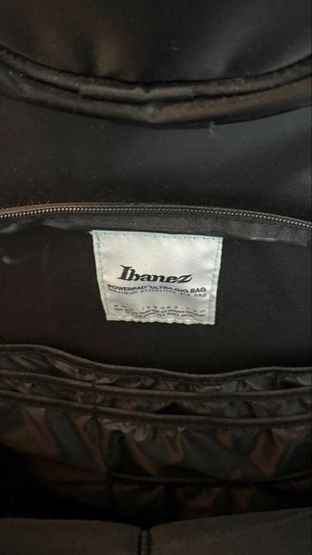 Ibanez ベースケース ブラック ギグバック