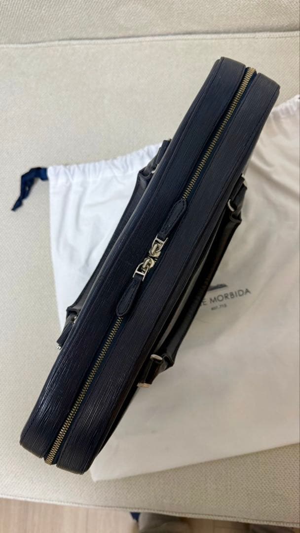 PELLE MORBIDA ペッレモルビダ　CA201 ビジネスバッグ　ネイビー