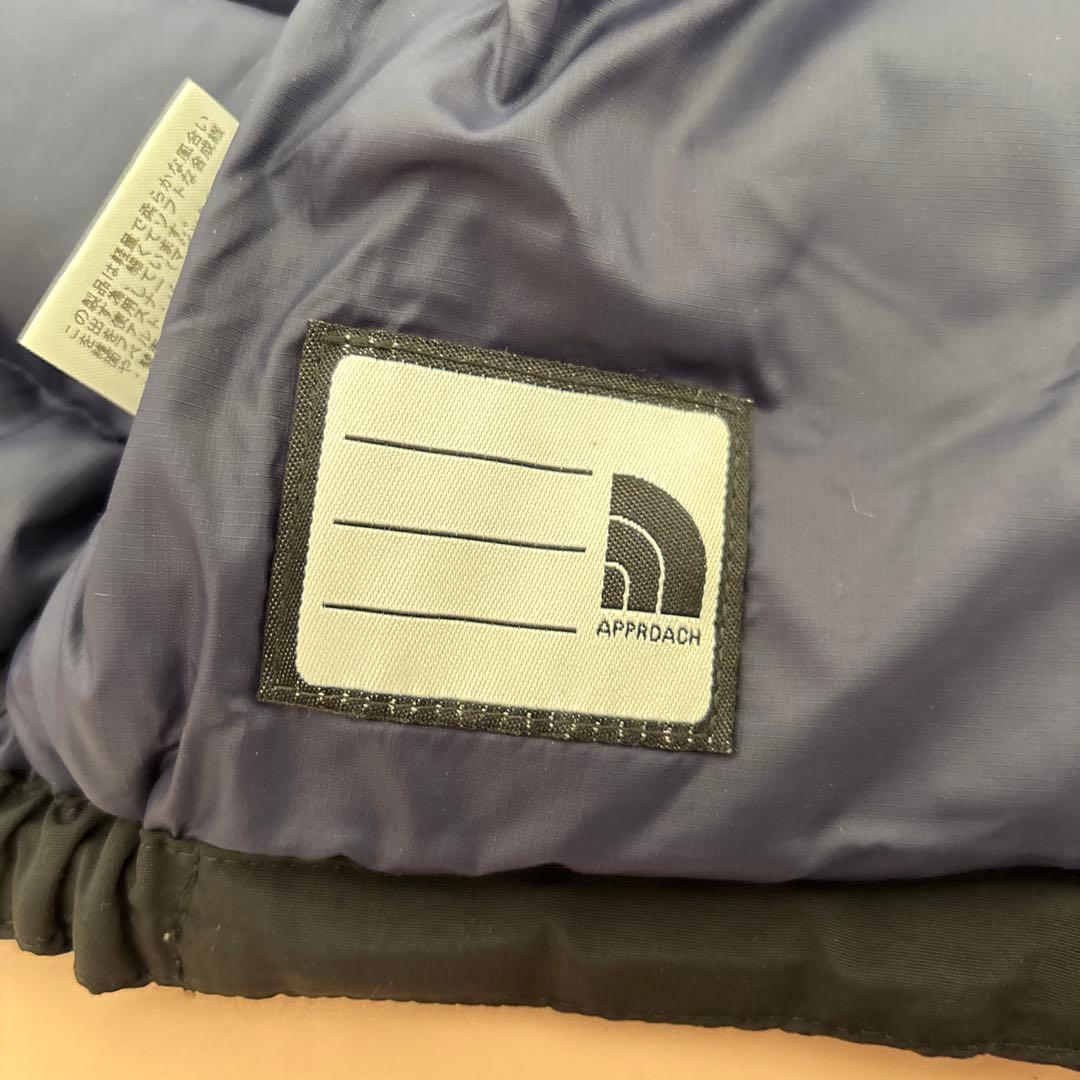 美品 ザノースフェイス ダウン ジャケット アウター キッズ ネイビー 90