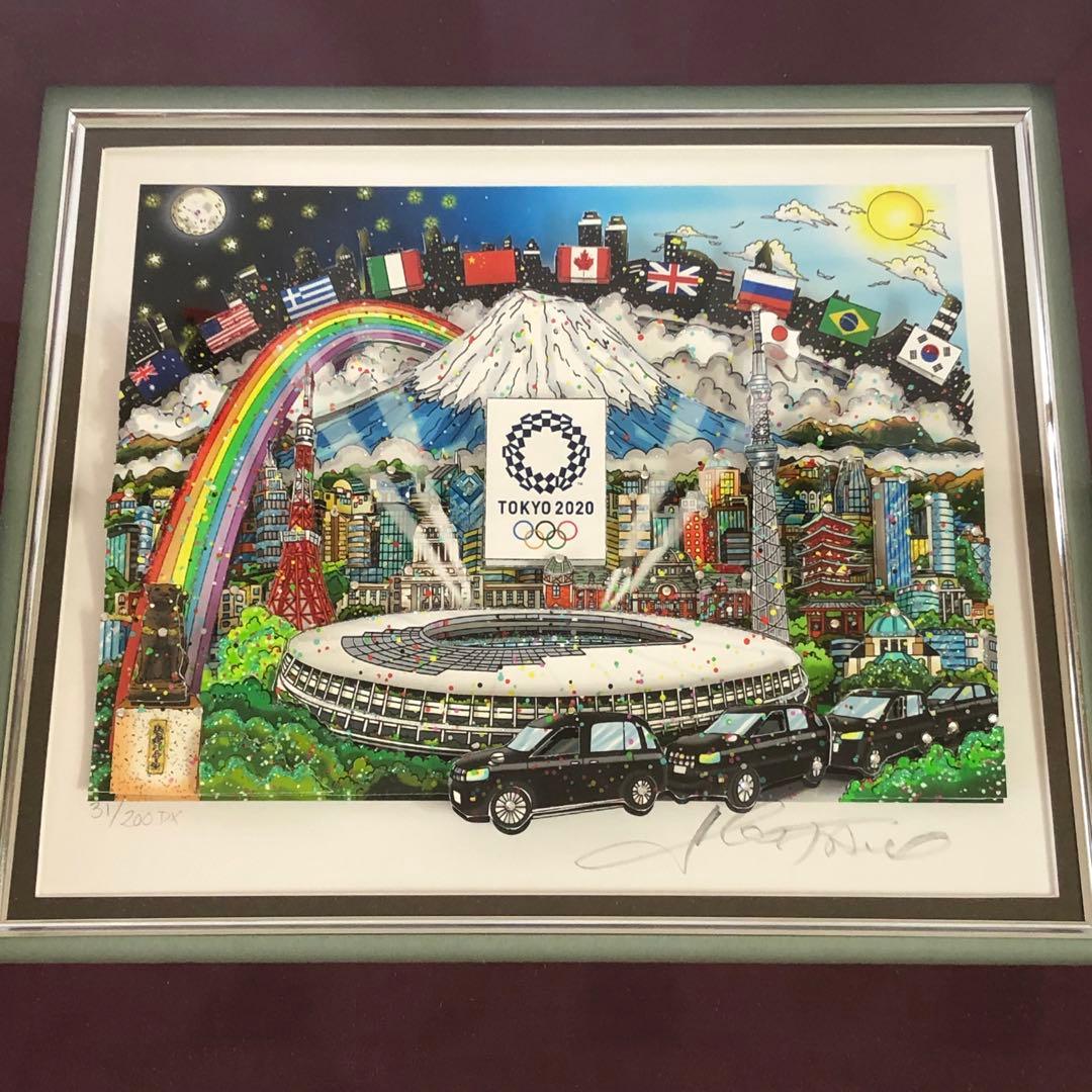 チャールズファジーノ 東京2020オリンピックエンブレム 限定 サイン付 レア