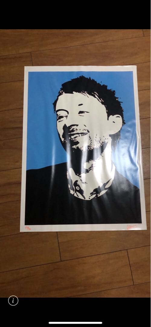 ジャッキー シェフィンズ　　トム ヨーク Radio head　ポスター