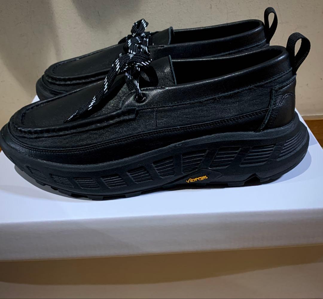 VIBRAM×OPENING ACT ボリュームリアルレザーモカシンスニーカー