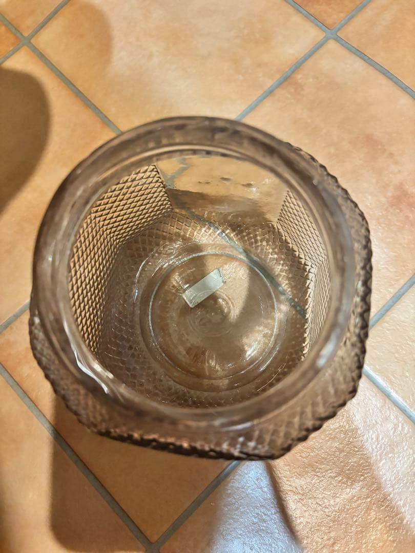 ストレージジャー ヴィンテージ　1285年　ナカノガラス缶　昭和レトロ　当時物