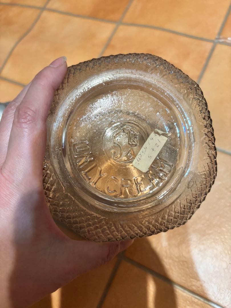 ストレージジャー ヴィンテージ　1285年　ナカノガラス缶　昭和レトロ　当時物