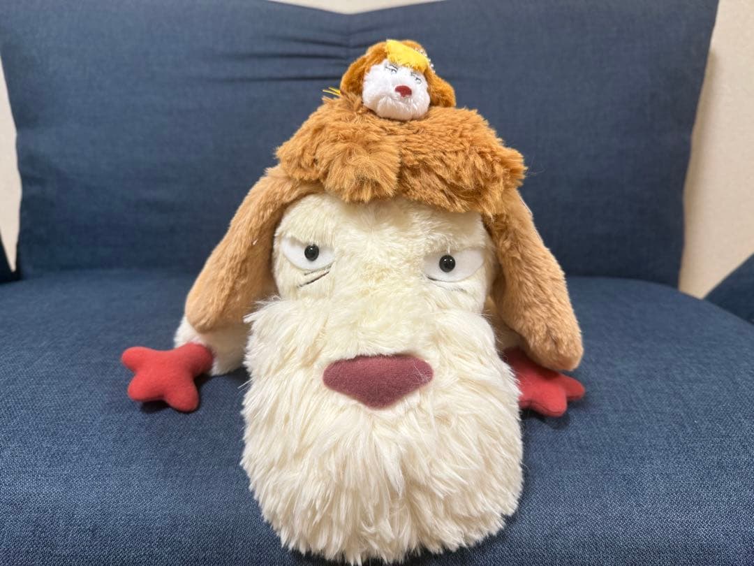 新品 タグ付 ハウルの動く城 ヒン 特大+ミニヒンセット 魔女の谷