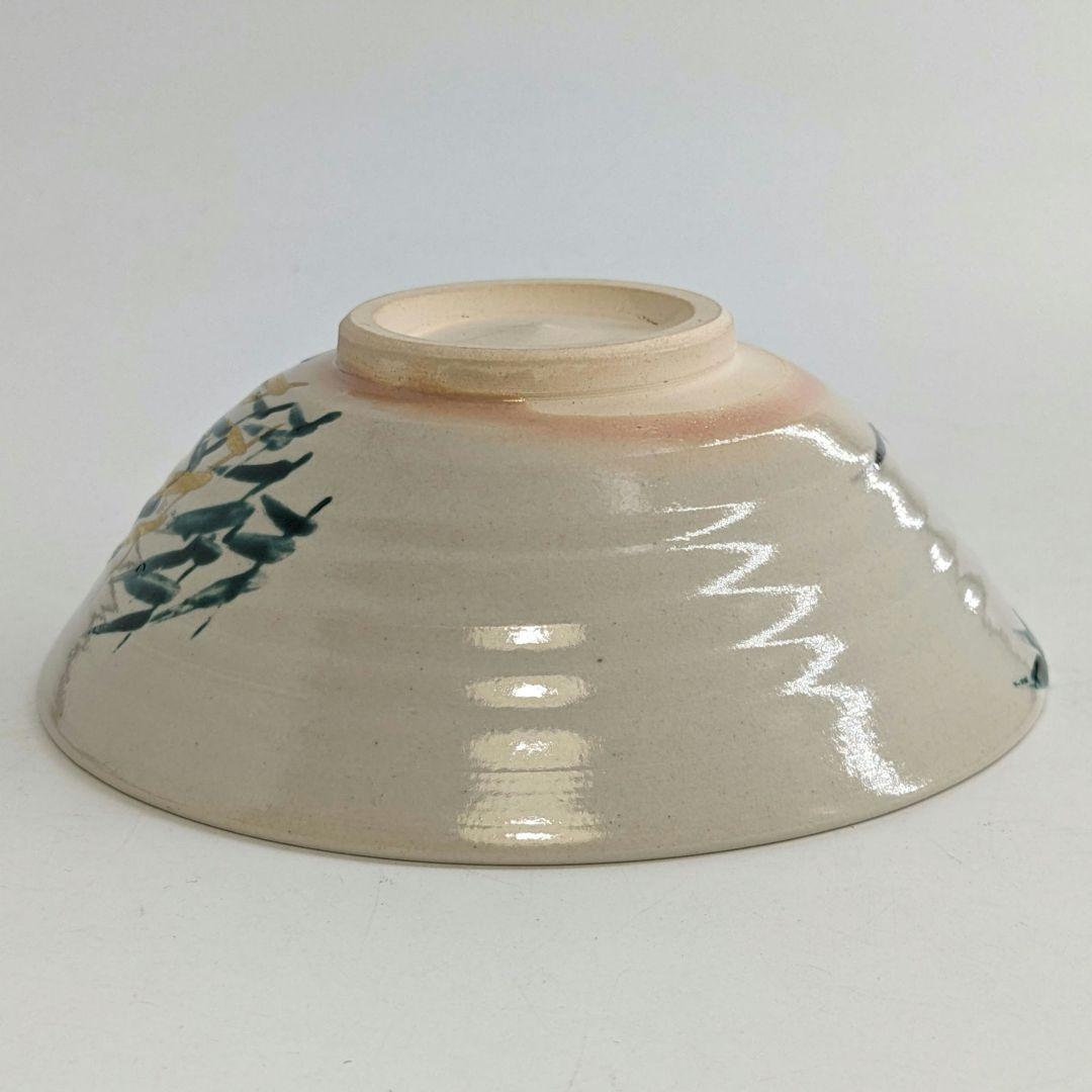 三浦竹軒 京焼 引舟図平茶盌 共箱共布 清水焼 色絵金彩抹茶碗 抹茶茶碗 茶道具