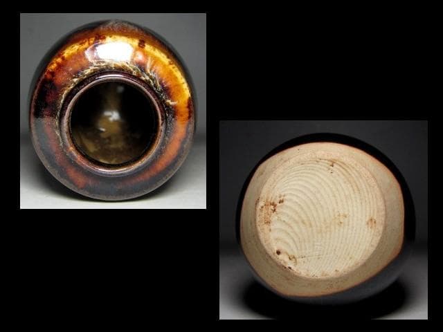 桶谷定一 肩衝茶入 「瑞雲」 牙蓋 裏千家十五代 鵬雲斎花押 e141