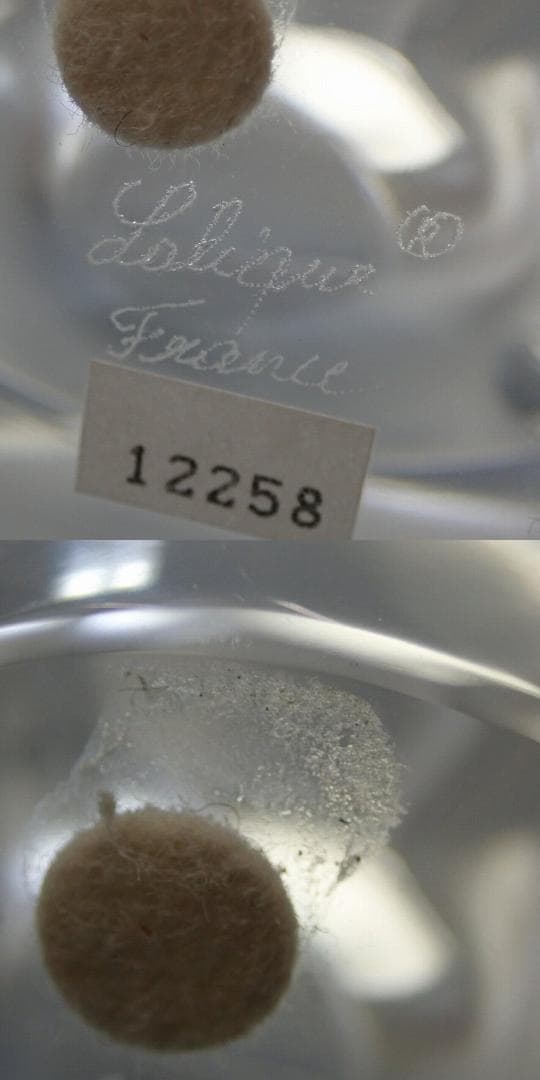 RU-6021　LALIQUE クリスタル　シルヴィ　花瓶