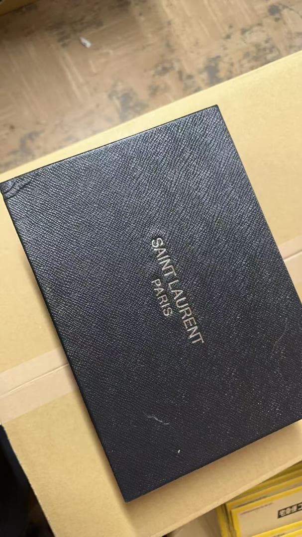 YSL カメラバッグ ブラック ゴールド金具 タッセル付き