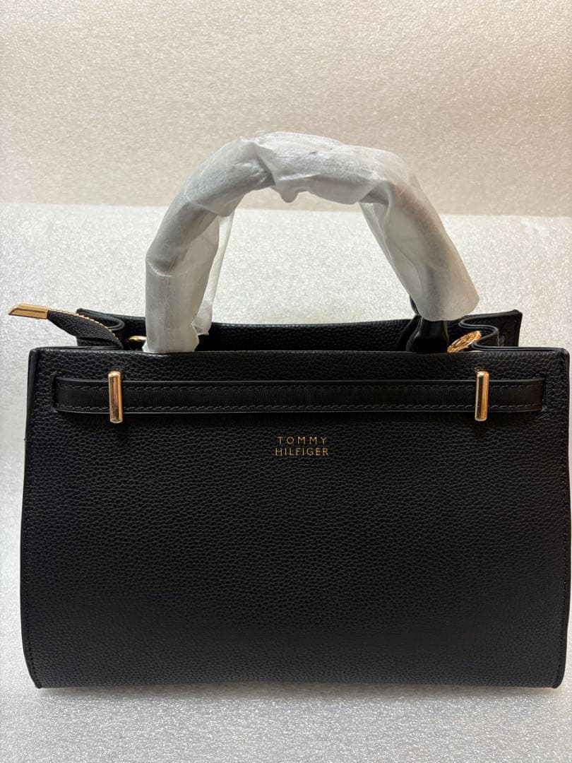 新品未使用品　トミー・ヒルフィガー 黒 レディース　ハンドバッグ