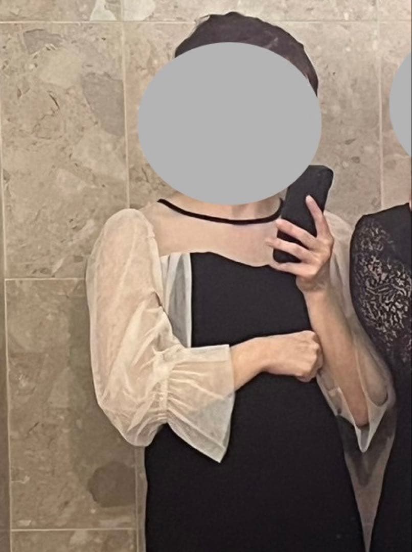 atlo by POUR VOUS ブラックパーティードレス