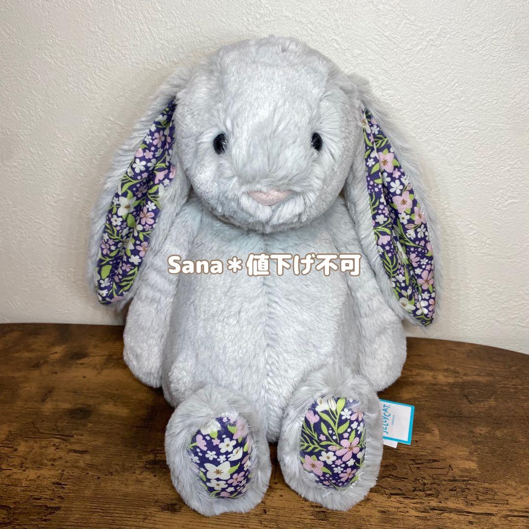 新作　新品　ジェリーキャット　ブロッサム　バニー　シルバー　花柄　グレー　M