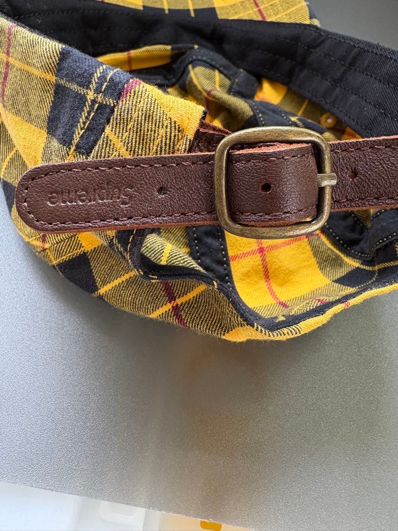 supreme チェック柄 ワークキャップ <No.070>