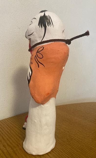 郷土玩具　大入道?　お化け　 妖怪 　土鈴　土人形　高さ約24cm