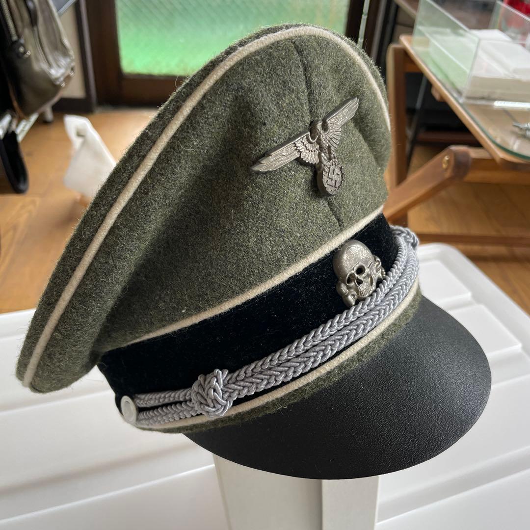 ドイツ軍帽 制帽 SS 旧ドイツ軍　レプリカ
