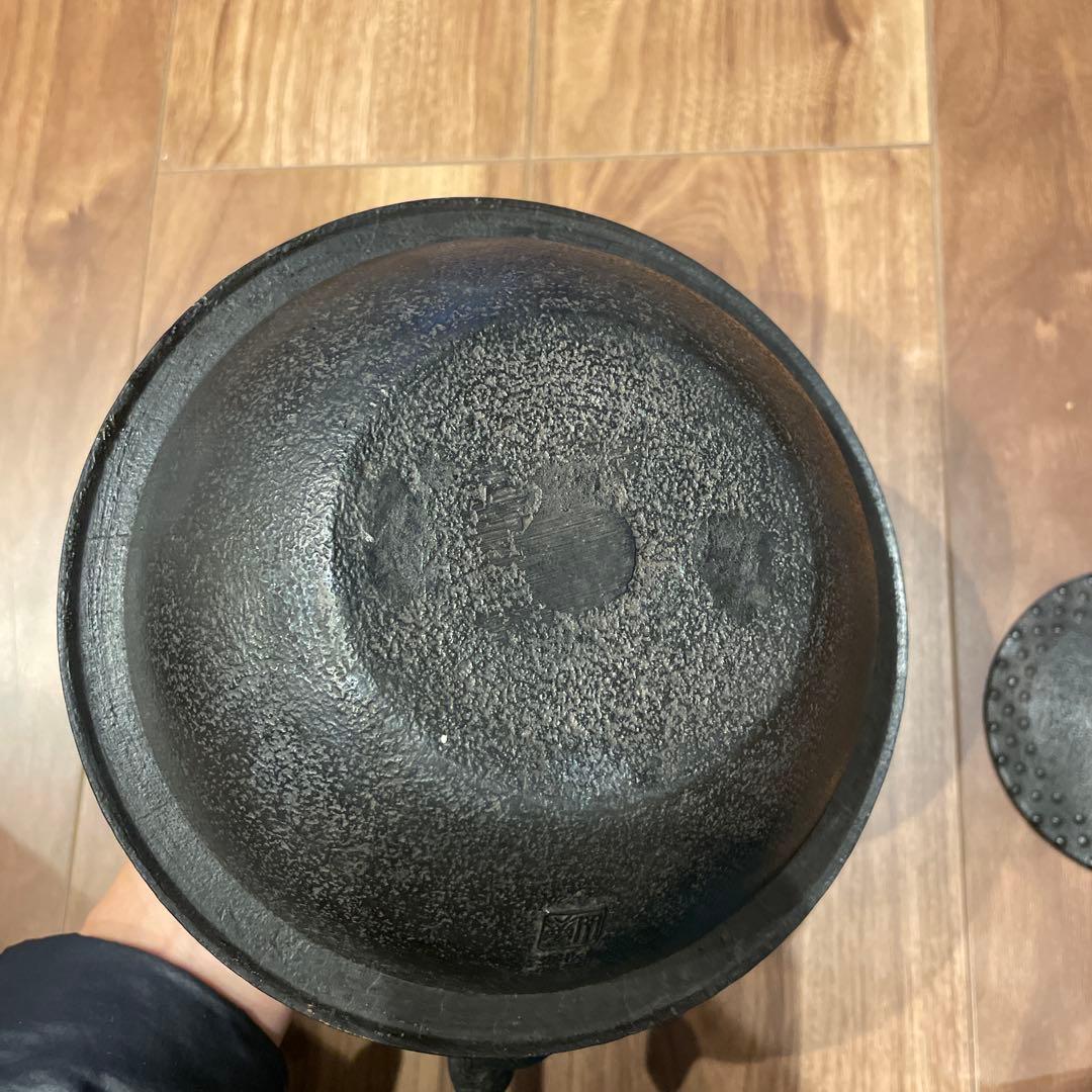 南部鉄器　薫山鉄瓶 アラレ鉄瓶　伝統工芸品