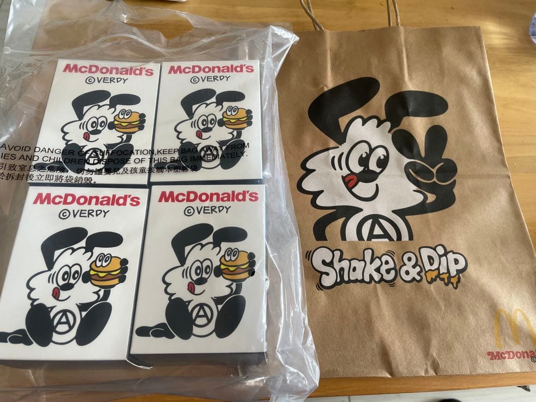 VERDY mcdonalds complexcon 4種セット