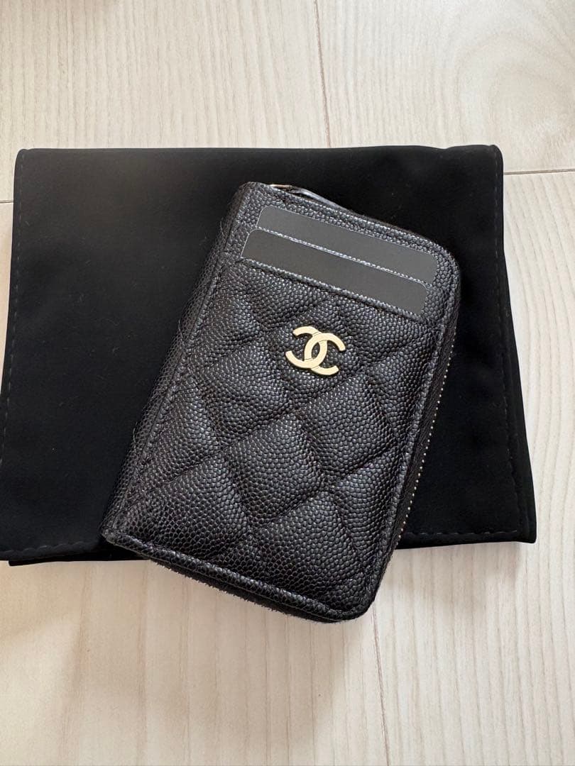 【最終お値下げ】CHANEL ブラック レザー ケース