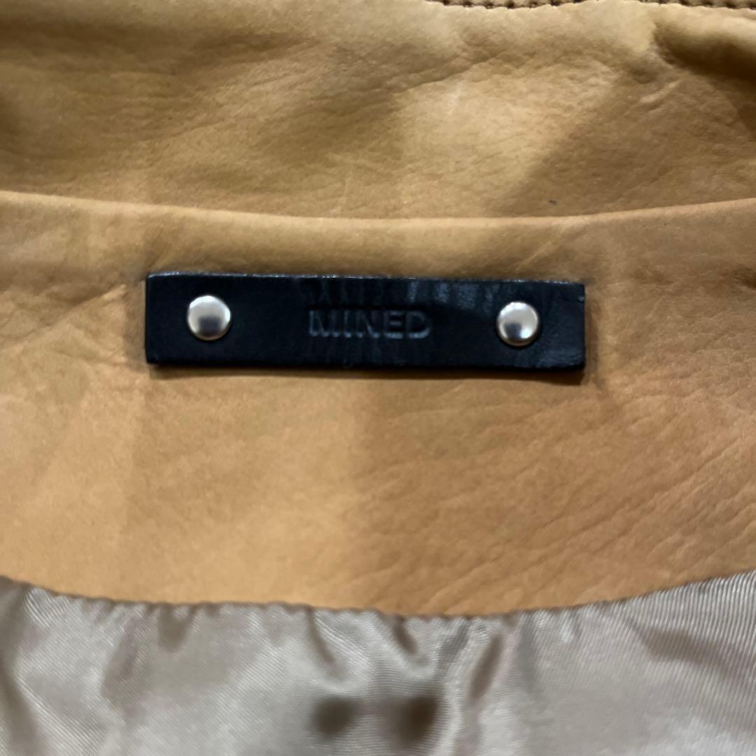 ジャケット・アウター MINEDENIM 20SS Calf Nubuck Zipup Rib BZ