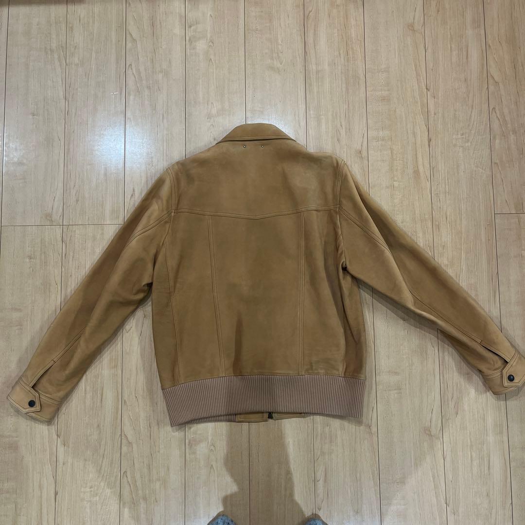 ジャケット・アウター MINEDENIM 20SS Calf Nubuck Zipup Rib BZ