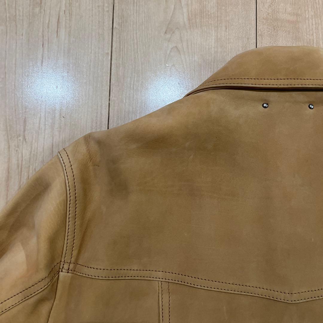 ジャケット・アウター MINEDENIM 20SS Calf Nubuck Zipup Rib BZ