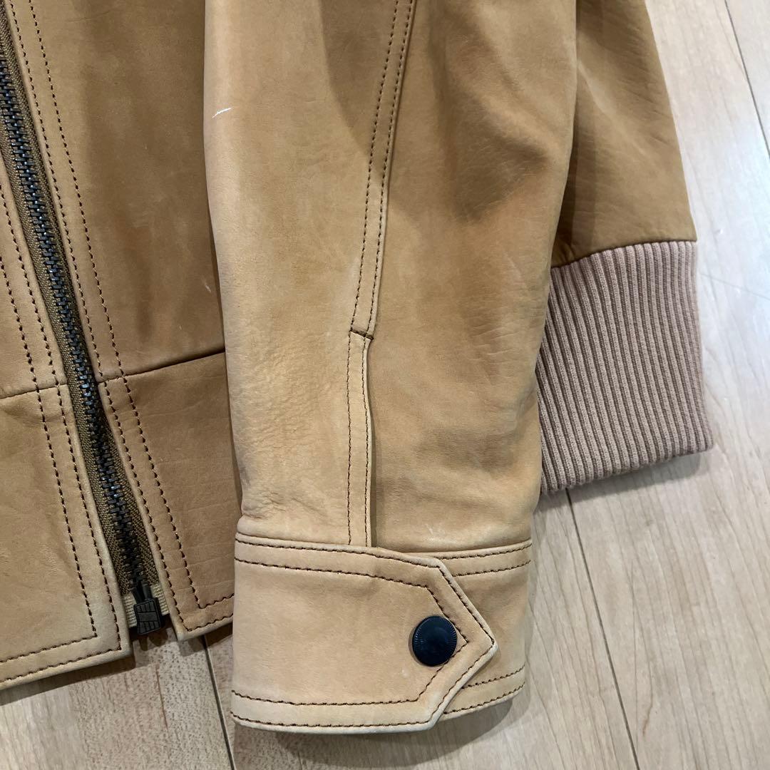 ジャケット・アウター MINEDENIM 20SS Calf Nubuck Zipup Rib BZ