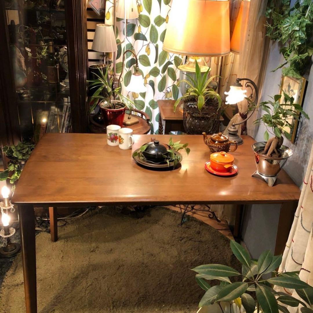 Sale ダークアルダー　ソリッド　ダイニングテーブル