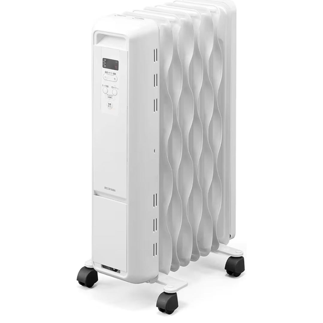 【美品】アイリスオーヤマ オイルヒーター IWH2-1208M-W 23年購入
