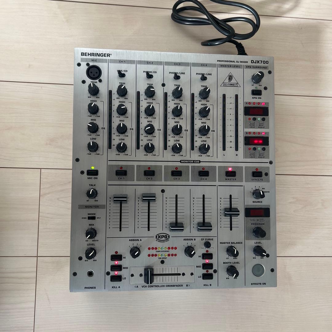 【極美品】BEHRINGER DJX700 DJミキサー ベリンガー 5ch
