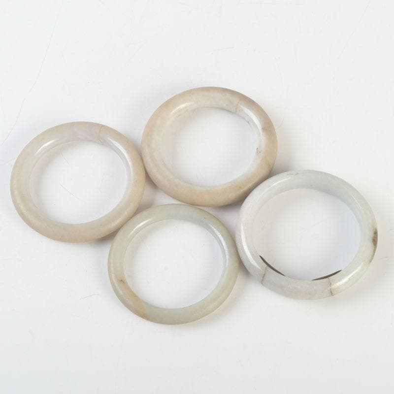 中国　玉石彫刻　玉器　環　装飾品　4点まとめて　V　9786