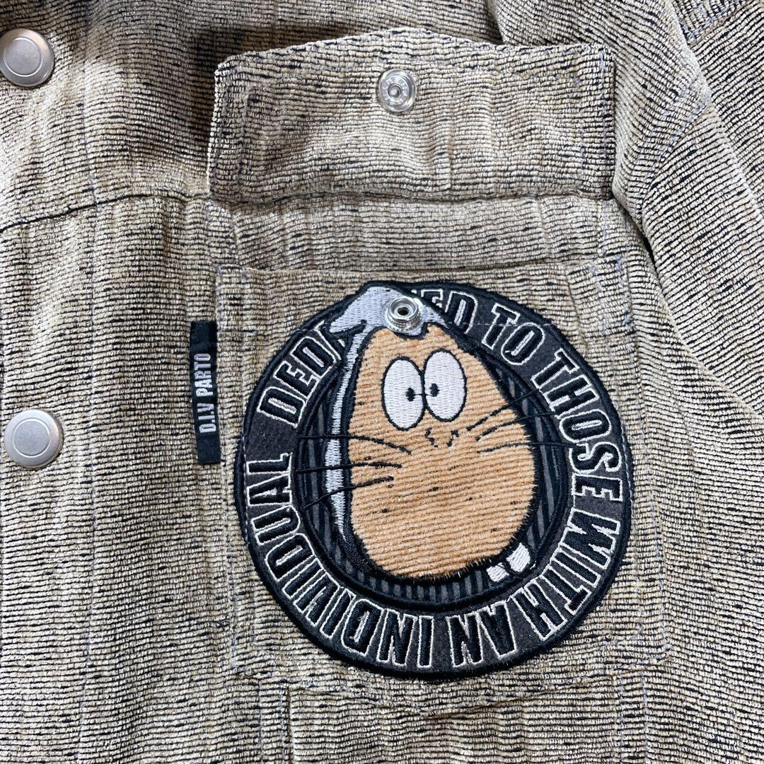 PARTO JEANS ゲゲゲの鬼太郎 ねずみ男 セットアップ　ビッグサイズ