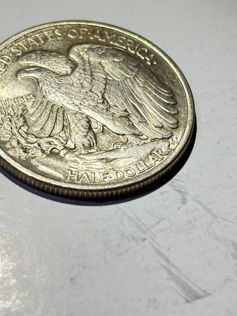 アメリカ　50セント銀貨　1920年　古銭　外国　ハーフダラー