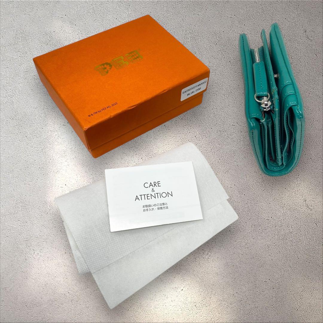 ear PAPILLONNER pez イアパピヨネ 財布 ブルー イア コラボ