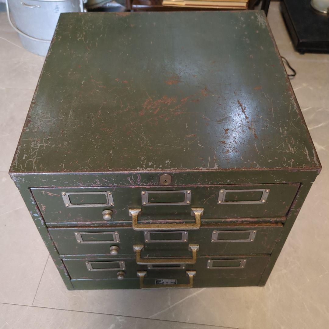 アンティークインダストリアル工業系 アイアンパーツBOX