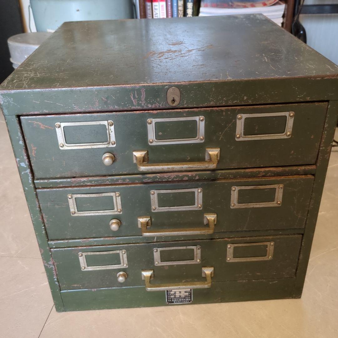 アンティークインダストリアル工業系 アイアンパーツBOX