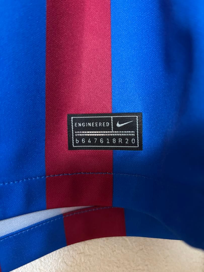 21-22 メッシ　バルセロナ　ナイキ　ホームユニフォーム　正規品　新品