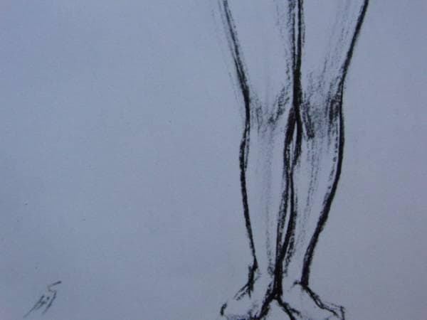 船越保武、裸婦、希少、額装用画集画、大判、新品高級額装付