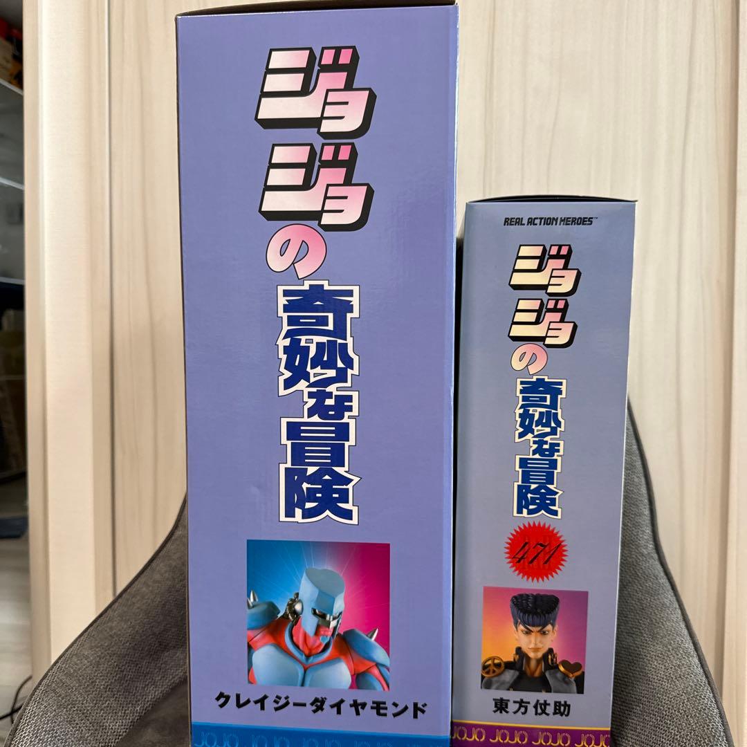 ジョジョの奇妙な冒険4部 RAH2体セット東方仗助、新品クレイジーダイヤモンド